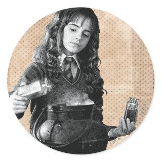 Hermione 7 classic round sticker