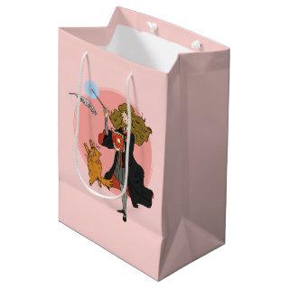 Hermione and Crookshanks Wingardium Leviosa Medium Gift Bag