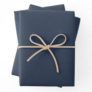 Herringbone tweed simple classic navy Christmas  Sheets