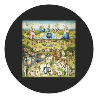 Hieronymus Bosch The Garden Of Ehly Delights Classic Round Sticker