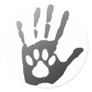High Paw Classic Round Sticker