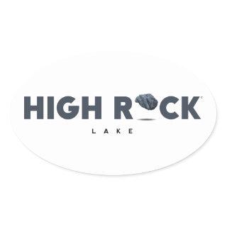High Rock Lake Oval Sticker
