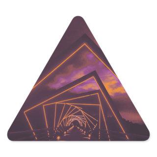 high trestle trail bridge triangle sticker