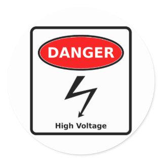 High Voltage Sticker