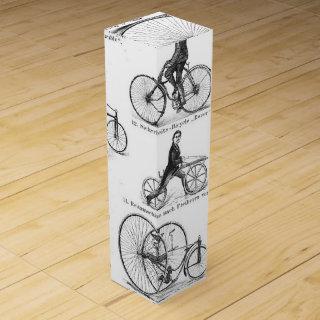 High Wheeler Bicycle Penny Farthing Wine Gift Box