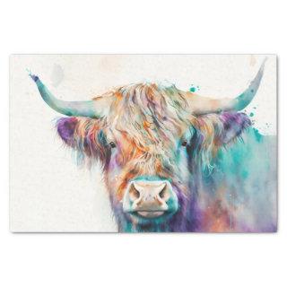 HIGHLANDER Scottish Highland cattle decoupage Tissue Paper