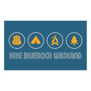Hike Bluerock Wildland Provincial Park Rectangular Sticker