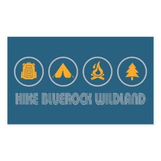 Hike Bluerock Wildland Provincial Park Rectangular Sticker