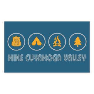 Hike Cuyahoga Valley National Park Rectangular Sticker