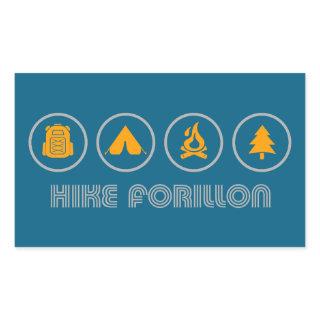 Hike Forillon National Park Rectangular Sticker