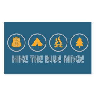 Hike The Blue Ridge Mountains Rectangular Sticker