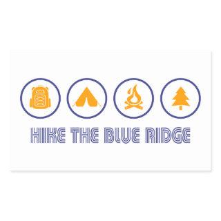 Hike The Blue Ridge Mountains Rectangular Sticker