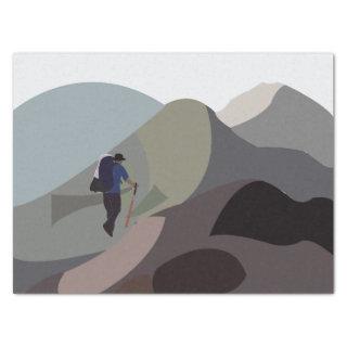 Hiking Explore Mountains Adventure Hiking  Tissue Paper