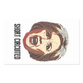 Hillary Clinton Has Short Circuited Rectangular Sticker