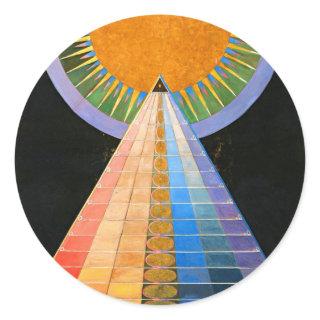 Hilma Af Klint Altarpiece No 1 Classic Round Sticker