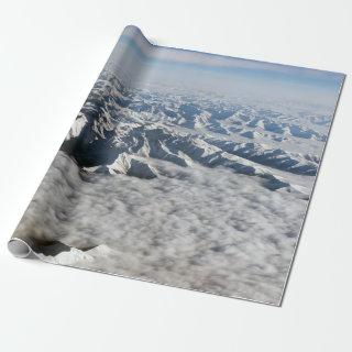 Himalaya mountains under clouds - Tibet