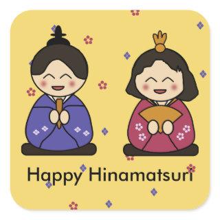 Hina Ningyo Square Stickers