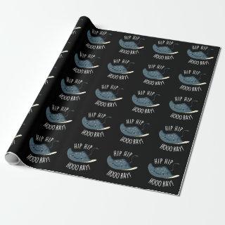 Hip Hip Hoo-ray Funny Sting Ray Pun Dark BG