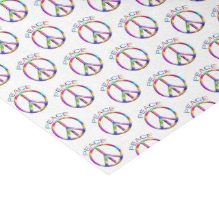 Hippie Peace Rainbow Tissue Paper