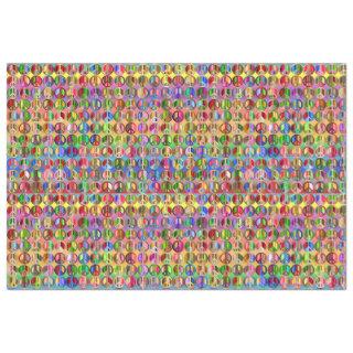 Hippie Tie-Dye Peace Pattern Decoupage Tissue Paper