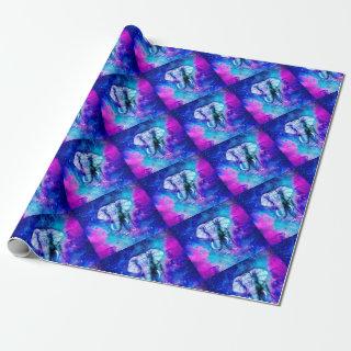 Hipster Elephant Nebula Space