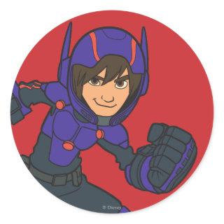 Hiro Hamada Purple Classic Round Sticker