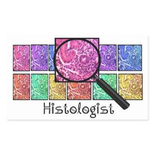 Histologist Gifts Magnified Cells Design Rectangular Sticker