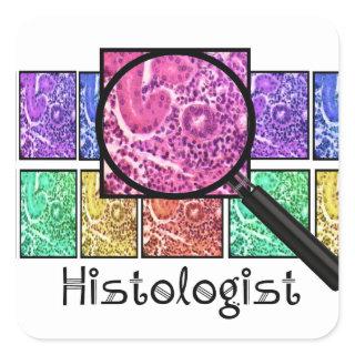 Histologist Gifts Magnified Cells Design Square Sticker