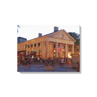 Historic Quincy Market Downtown Boston Canvas Print