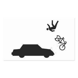 Hit and Run Rectangular Sticker