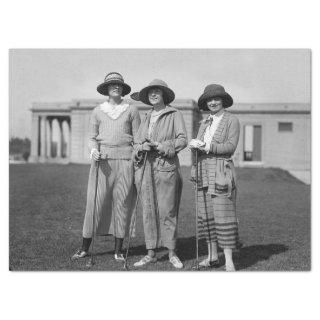 Hitting the Links in Style: 1923 Tissue Paper
