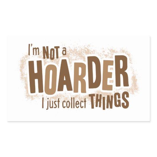 Hoarder Rectangular Sticker