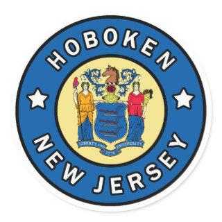 Hoboken New Jersey Classic Round Sticker