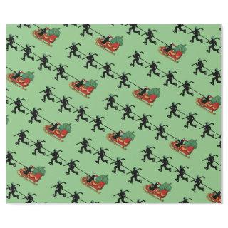Hockey Players and Santa's Sleigh