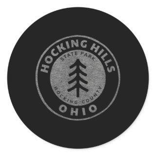 Hocking Hills State Park Classic Round Sticker