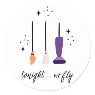 Hocus Pocus Tonight We Fly Stickers