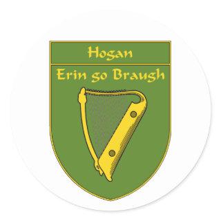 Hogan 1798 Flag Shield Classic Round Sticker