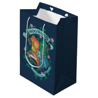 HOGWARTS™ Floral Crest Medium Gift Bag