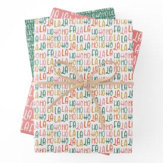 Hohoho cute fun colorful Christmas  Sheets