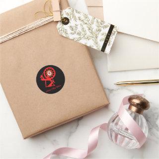 HOJ CLASSIC ROUND STICKER