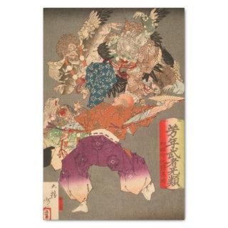 Hōjō Takatoki, Lord of Sagami, Warding Off Tengu  Tissue Paper