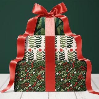 Holiday Botanical and Christmas Tree  Sheets