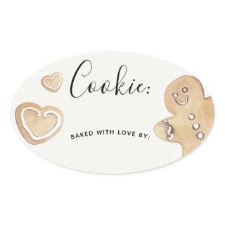 Holiday Cookie Exchange Sticker Label