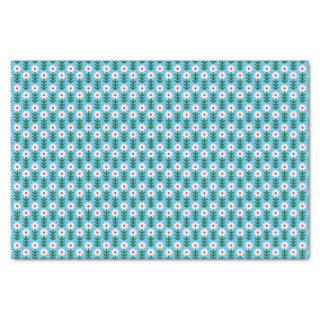 Holiday Daisies Red, Green & Blue Tissue Paper