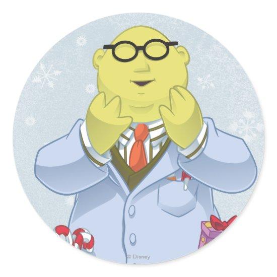 Holiday Dr. Bunsen Honeydew Classic Round Sticker