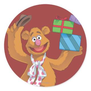 Holiday Fozzie the Bear 2 Classic Round Sticker