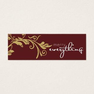 HOLIDAY GIFT TAG :: bold vine 2