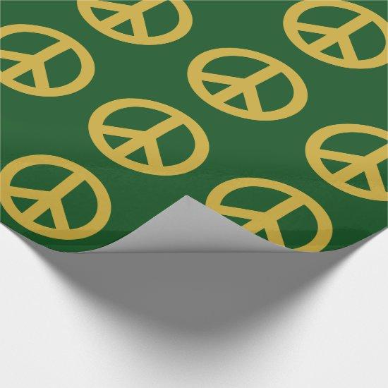 Holiday Peace Symbol Sign