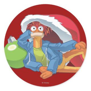 Holiday Pepe 2 Classic Round Sticker