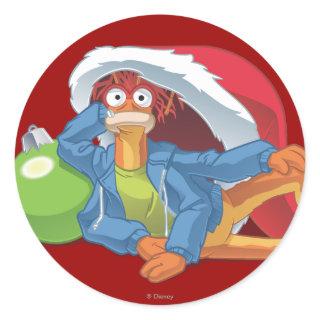 Holiday Pepe 2 Classic Round Sticker